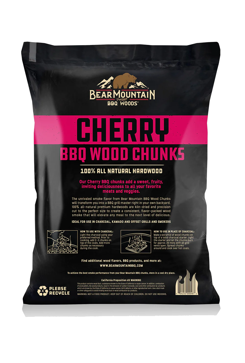 Bear Mountain BBQ Wood Chunks - Cherry