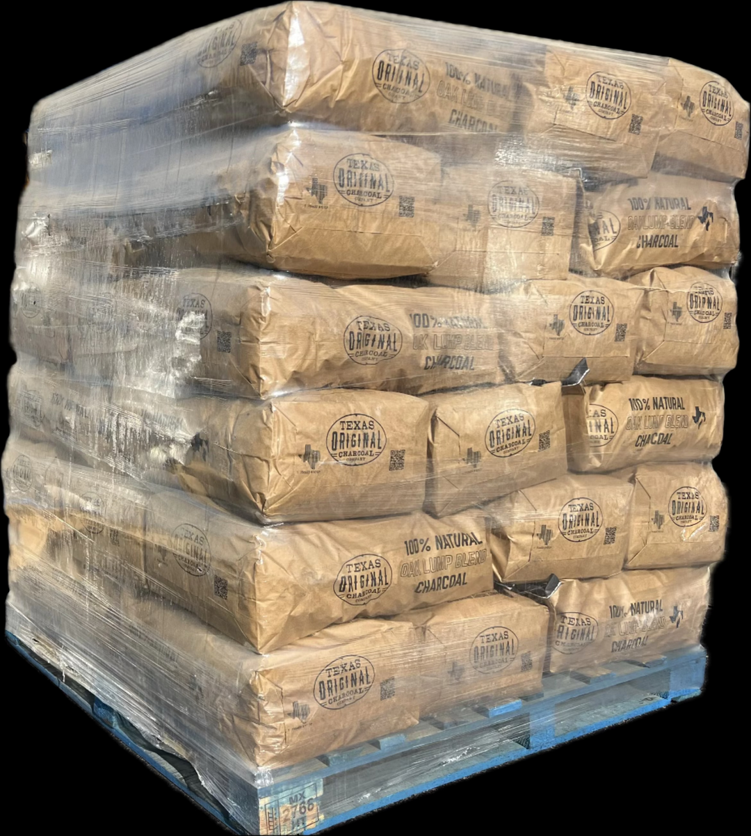 TX Original Charcoal - Oak Lump Pallet (42 Bags)