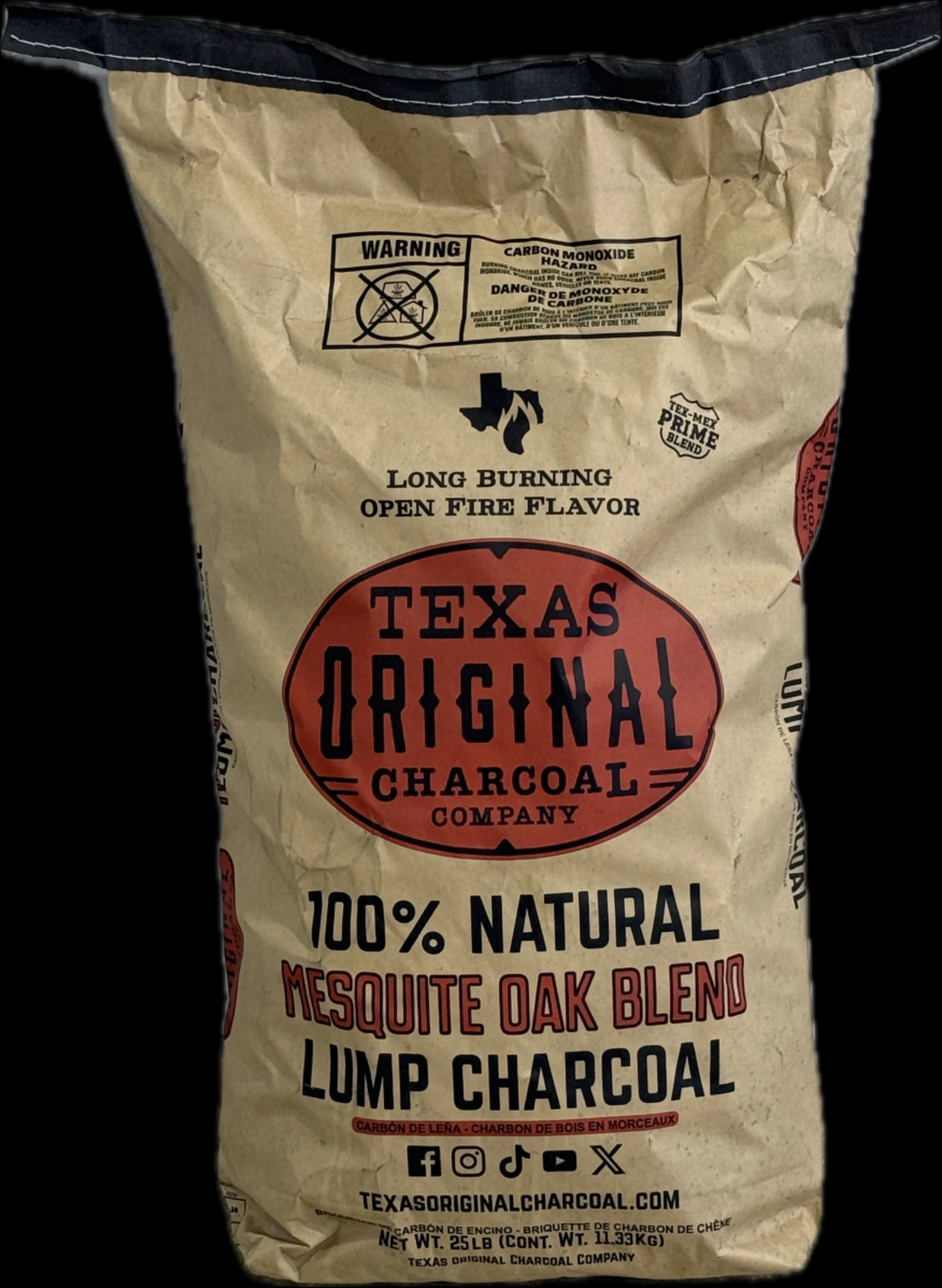 Texas Original Charcoal - Mesquite Oak Blend Lump