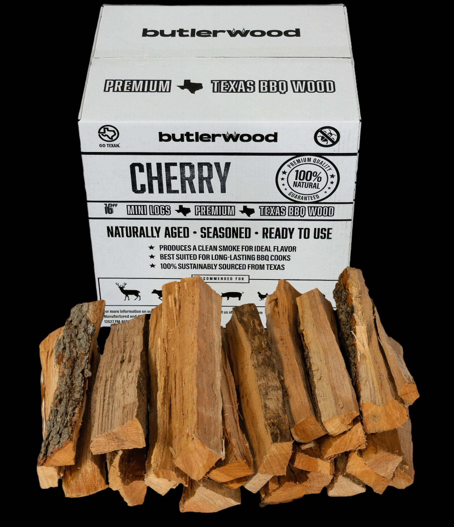 Cherry BBQ Cooking & Smoking Wood Cherry Firewood for Sale