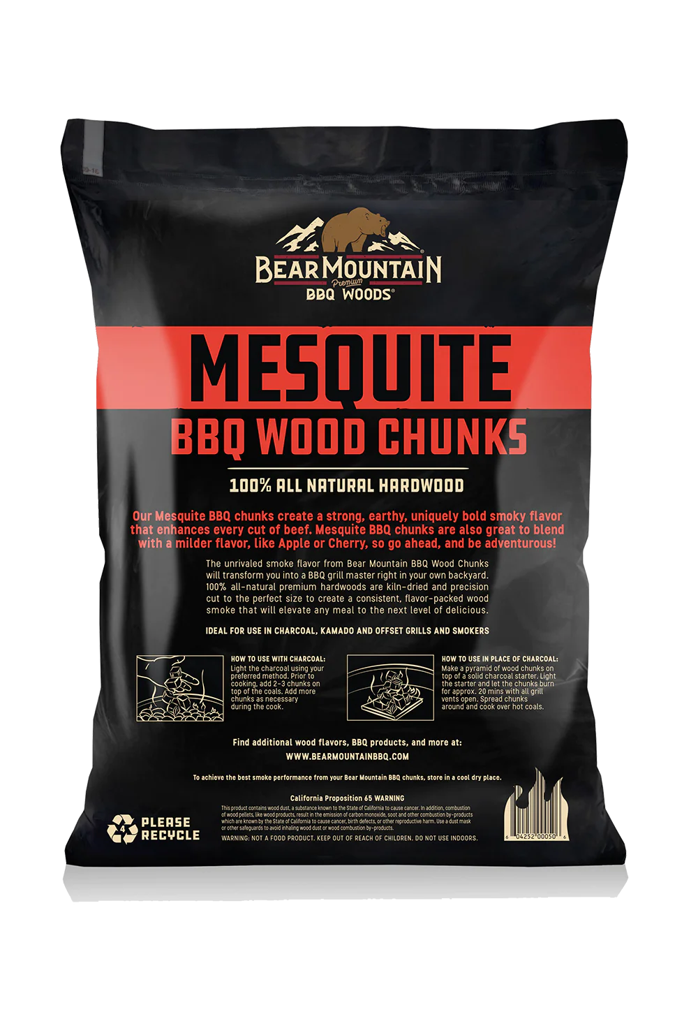 Bear Mountain BBQ Wood Chunks - Mesquite