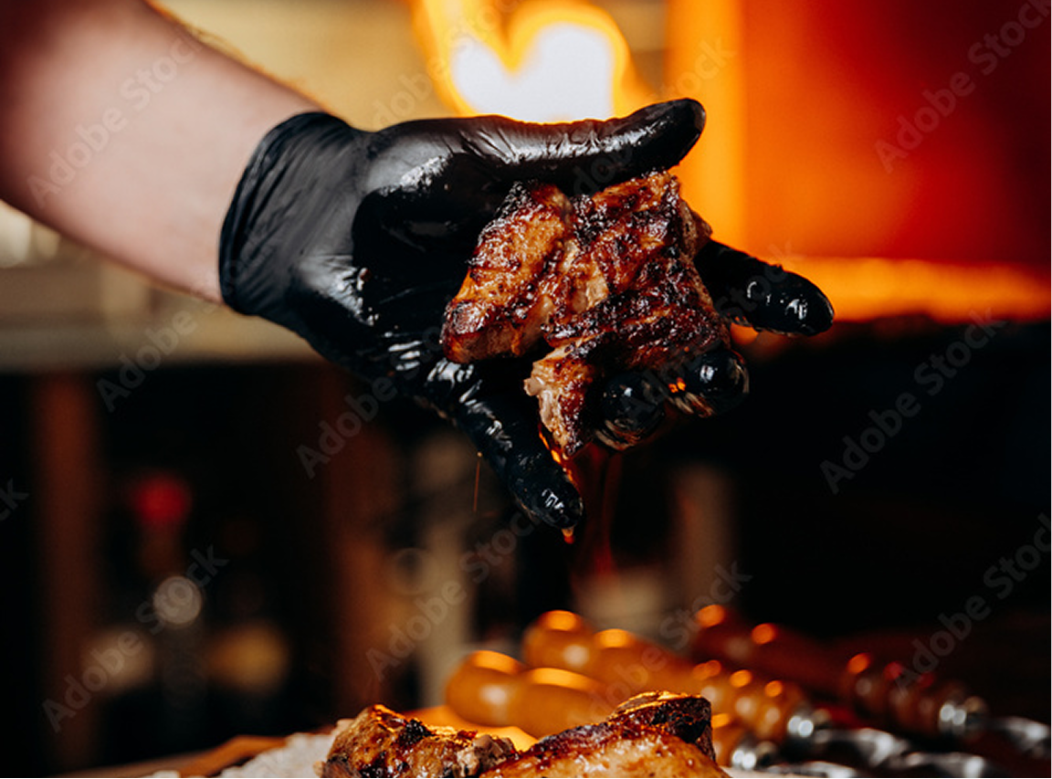 Close-up of barbecue, showcasing ButlerWood quality.