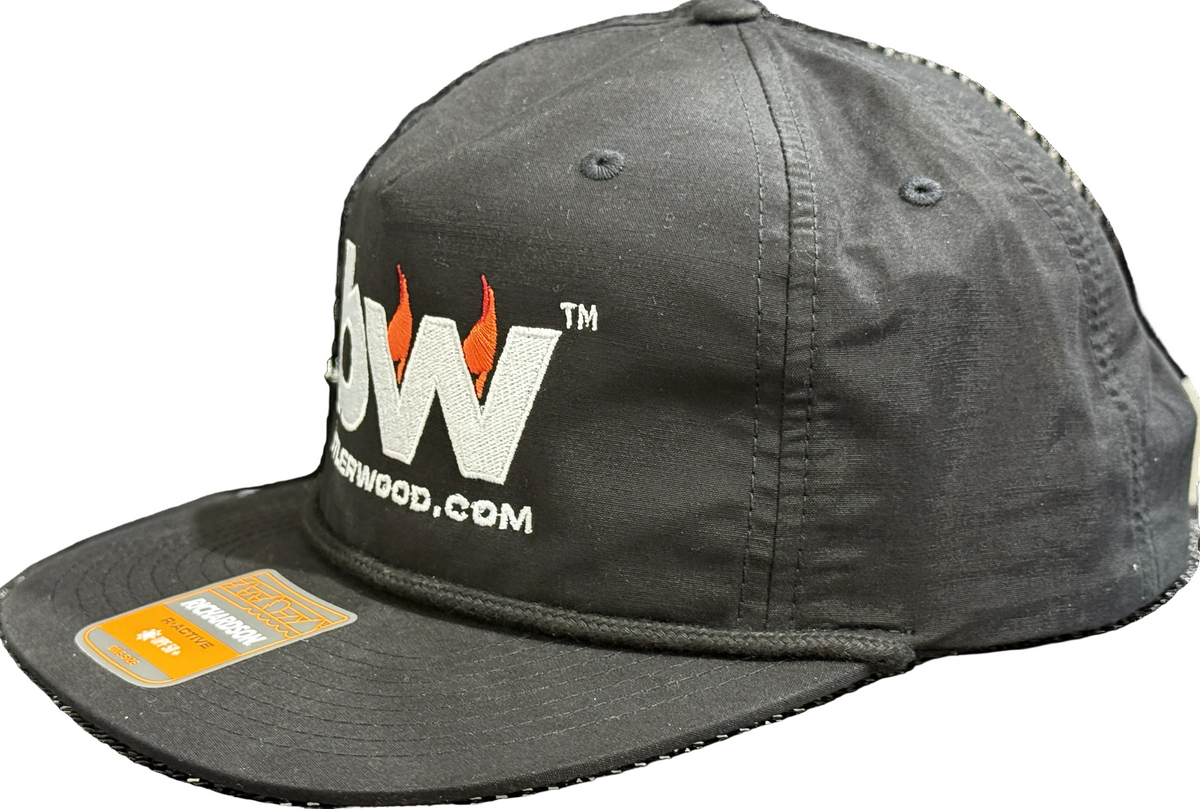 Black cap with Butlerwood logo on a gray background.