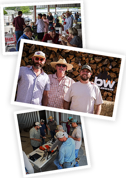 ButlerWood community photos showing firewood and barbecue moments.