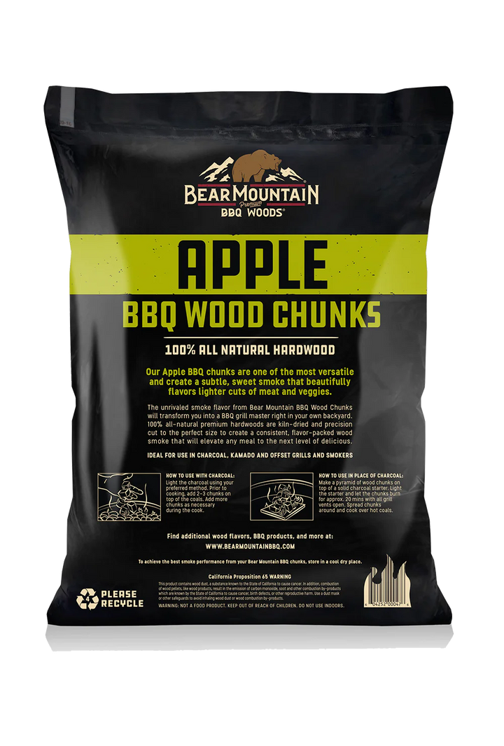 Bear Mountain BBQ Wood Chunks (350 Cu.in)