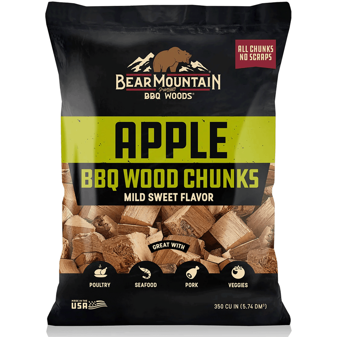 Bear Mountain BBQ Wood Chunks (350 Cu.in)