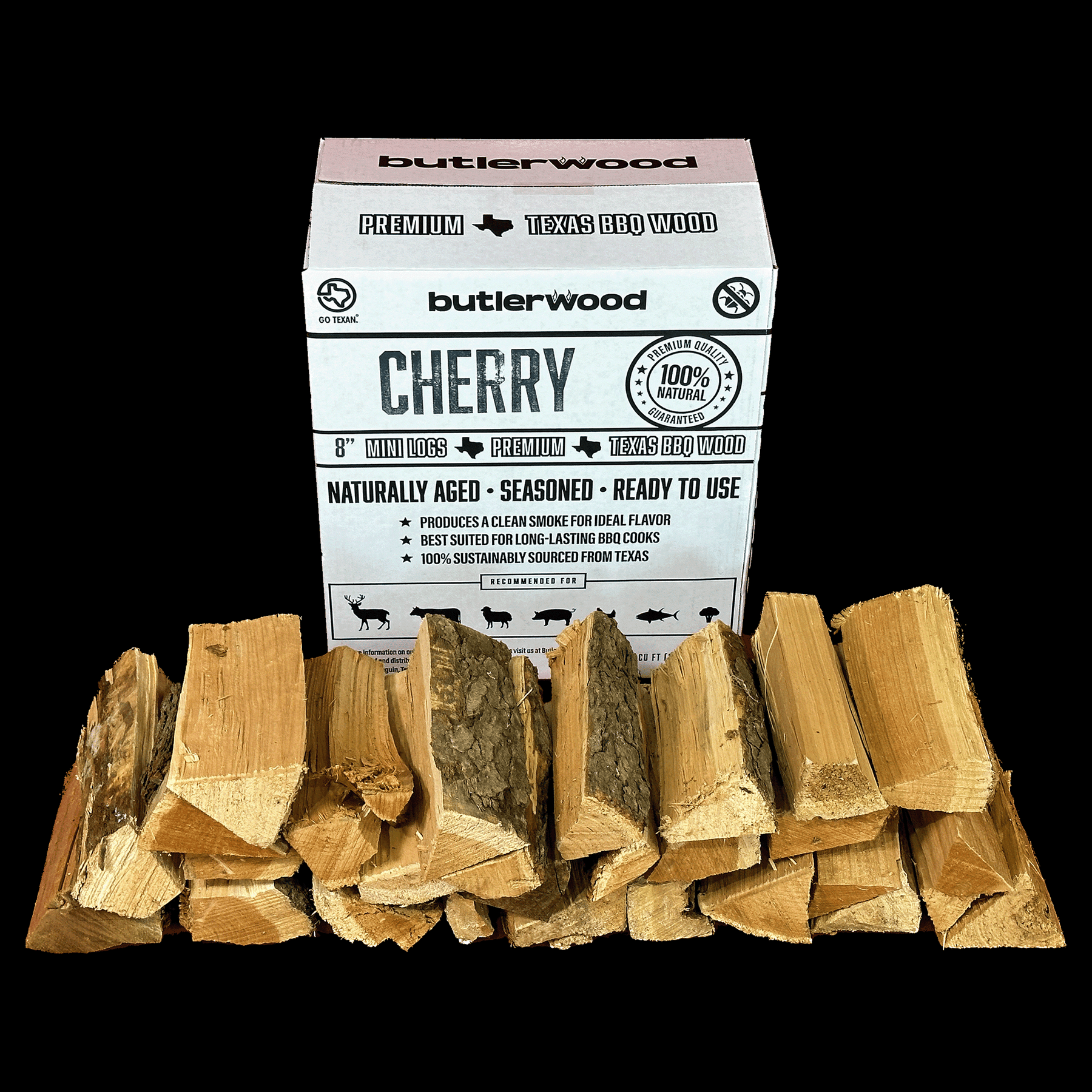 Cherry BBQ Cooking & Smoking Wood Cherry Firewood for Sale