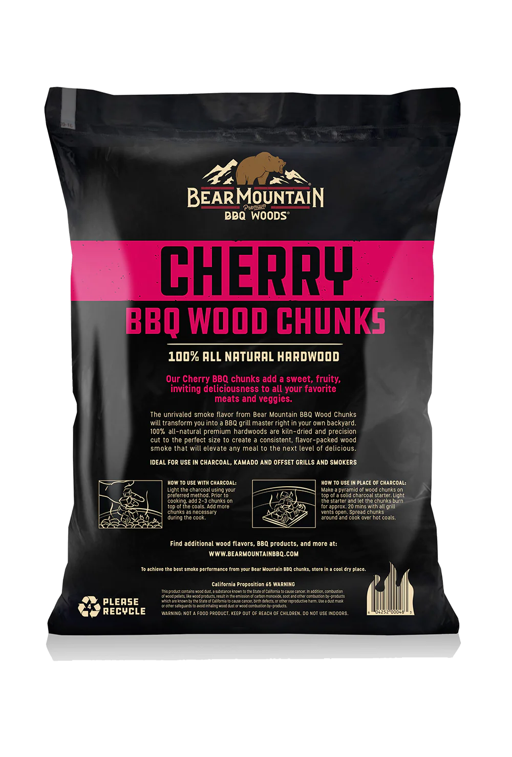 Bear Mountain BBQ Wood Chunks (350 Cu.in)