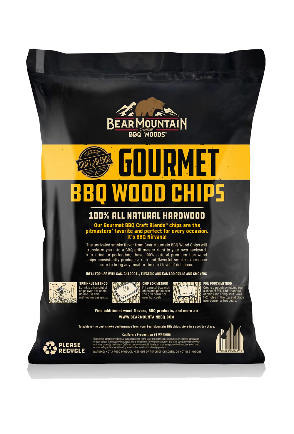 Bear Mountain BBQ Wood Chips (192 Cu.in)
