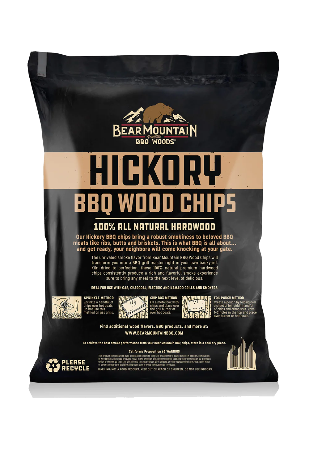 Bear Mountain BBQ Wood Chips (192 Cu.in)