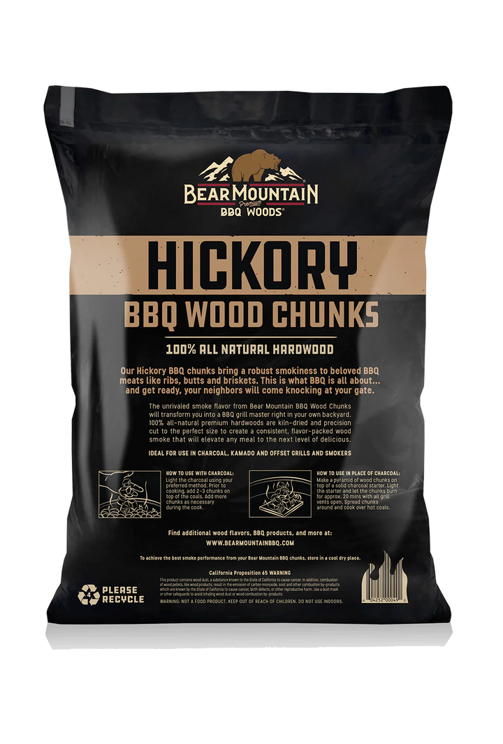 Bear Mountain BBQ Wood Chunks (350 Cu.in)