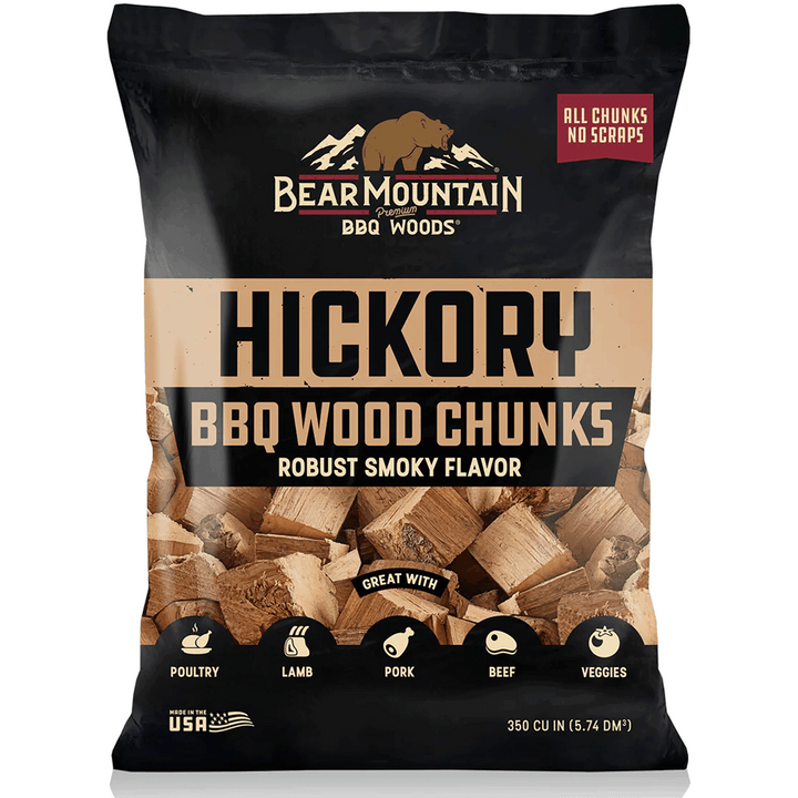 Bear Mountain BBQ Wood Chunks (350 Cu.in)