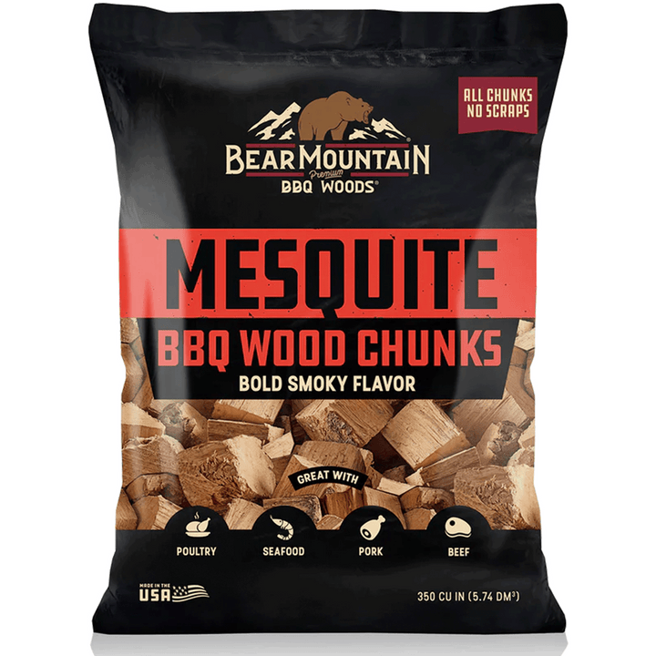 Bear Mountain BBQ Wood Chunks (350 Cu.in)