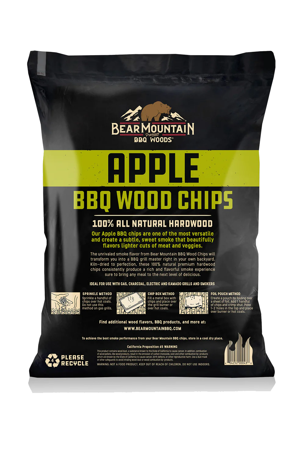 Bear Mountain BBQ Wood Chips (192 Cu.in)